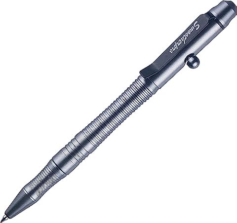 SMOOTHERPRO Bolt Action Pen długopis ze stali nierdzewnej, kompatybilny z pilotem G2, wkład do biznesu, EDC Signature Color Gray (TG206)