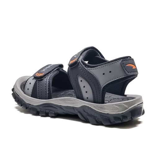 Image of ASIAN Mens Virat-04 Flat Casual Sandals With Adjustable Velcro Closure For Easy Wear With Flexible Fitting And Trendy And Stylish Looks With Unique Sole Design | Ideal For Everyday Use For Boys