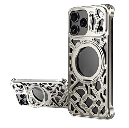 For IPhone 17 Pro Max/17 Pro pP[XAMVFA}OlbgLbNX^hAXP[XAA~jE^At[XJo[(Silver,17 Pro)