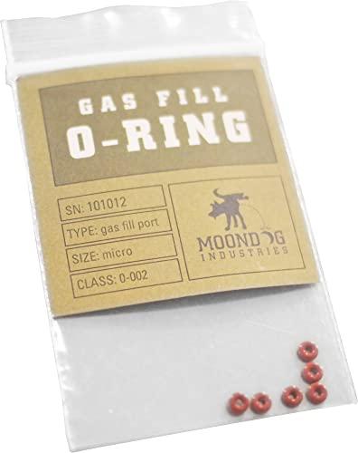 Evike - Moondog Industries Universal Gas Fill O-Ring Set for Airsoft Gas Gun Mags (Color: Red)