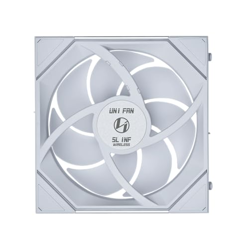 Image of Lian Li UNI Fan SL-Infinity Wireless 140- Single Pack -2.4 GHz Wireless Signal Control-ARGB Fan-Customizable Infinity Mirror Effect-Daisy-Chain Design- Without Controller - White (14SLIN1W1W)