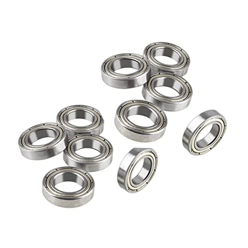 SUOFEILAIMU 20Pcs 6900ZZ Z Bearing 10x22x6mm Metric Thin Section 6900RS Ball Bearings for Skate Skateboard Roller Skates Bearings (Color : 6900RS)