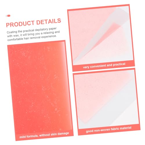 DOITOOL 30 Unidades papel de cera papel depilatorio cera depilatória papel para depilação depilacao