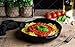 KooK Pasta Bowl, Salad Bowls, Soup, Serving Bowls, Ceramic, Large Capacity, Microwave & Dishwasher Safe, Set of 4, 40 Oz,(Black)