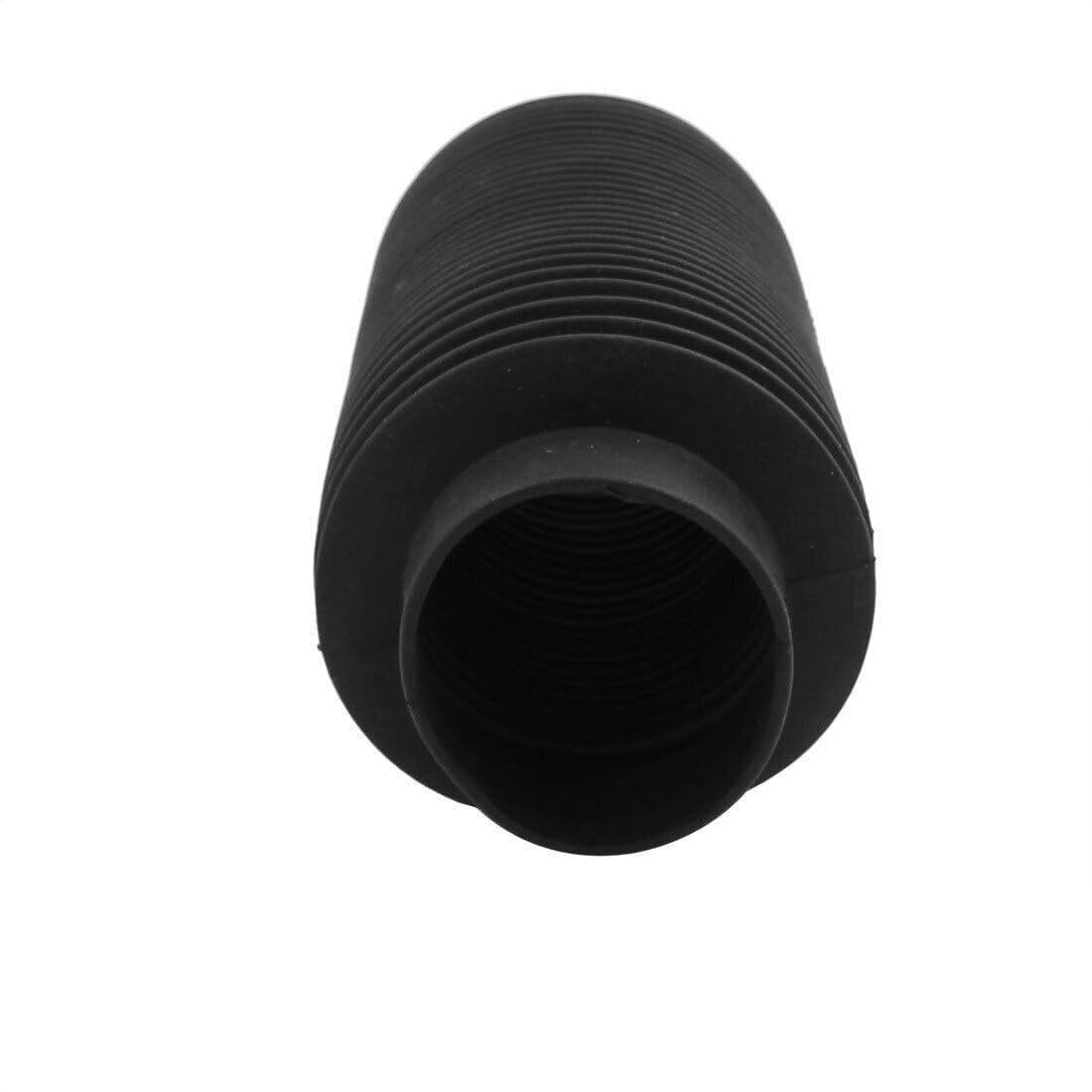 Generic 50mm Inner Diameter Machinery Black Rubber Flexibility Corrugated Sleeve Bellows