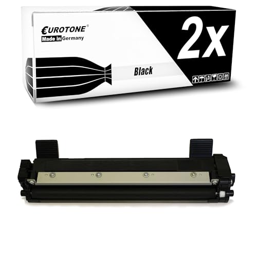 Cartouche toner TN1050 compatible Brother MFC1911 lot de 2 recharges Eurotone noir