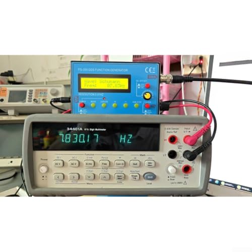 Generador de funciones DDS con pantalla LCD y 15 formas de onda para pruebas de laboratorio 3