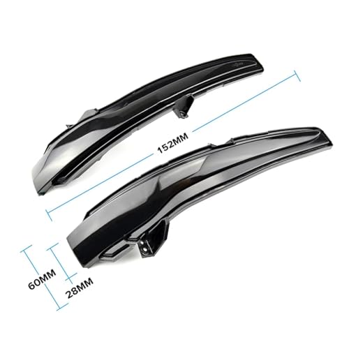 Clignotant dynamique à défilement bleu pour Mercedes Classe S