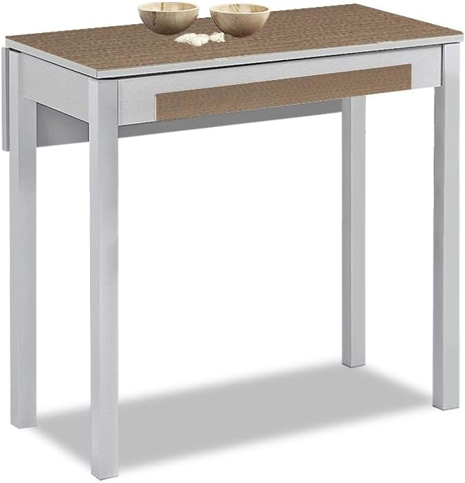 ASTIMESA Extendable Kitchen Table Tenesse Oak 80cm x 40cm