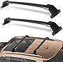 YITAMOTOR Roof Rack Cross Bars Compatible for 2020 2021 2022 Cadillac XT6, Aluminum Crossbars Set Rooftop Cargo Carrier Luggage Bag Camping Gear Bike