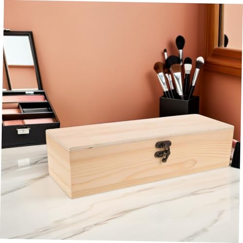 Organiseur compartiments boite rangement beige pour thé et café de table