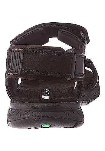 Timberland Governor's Island Men's Leather Strap Sandal (Black Nubuck, 10)4