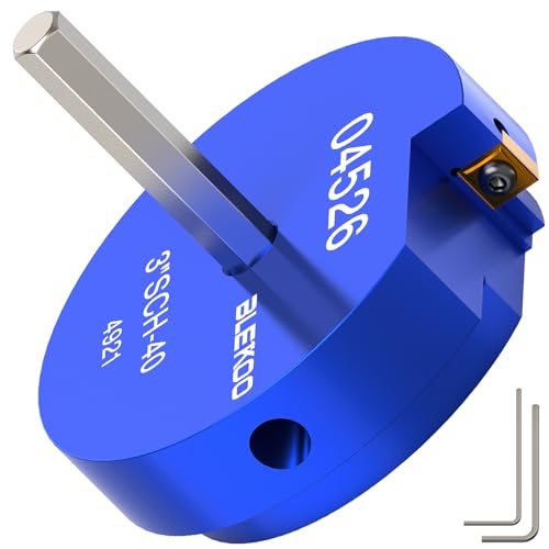 BLEKOO 3 Inch PVC Pipe Reamer | Heavy-Duty Socket Saver Tool for SCH40, ABS &amp; CPVC Pipes | Fits 1/2" &amp; 3/8" Hex Drills | Plumbing &amp; Construction Essential