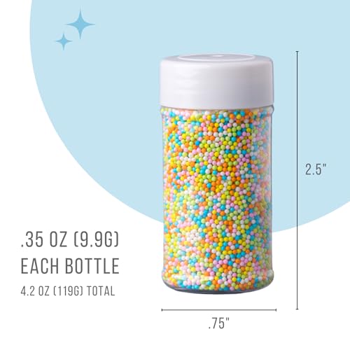 Image of Sweets Indeed Sprinkles, 4 Pack, Edible Sprinkle Mix, Perfect for Cake Decorations, Baking, Ice Cream, Cookies, Cupcake Topper (Easter)