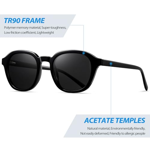 Joopin Acetate Polarized Sunglasses Square Sun Glasses Men Women UV Protection Trendy Shades Designer Sunnies3