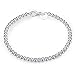 Produktbild LaDiva Armband Kugelarmband in Farben Silber, Rund Kreis Kugel Perlen Perlenkette Armkette Armreif Handgelenk Armschmuck