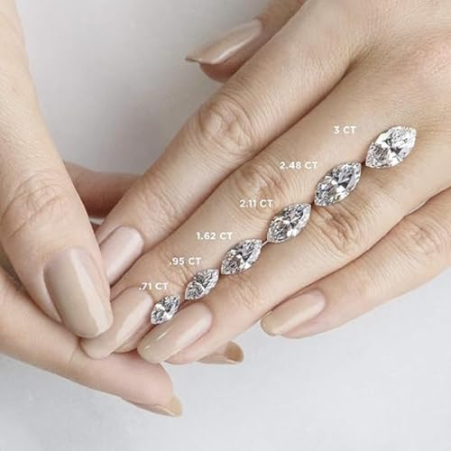 2.00 CT Marquise Cut VVS1 Colorless Moissanite Engagement Ring Wedding Band Gold Silver Eternity Solitaire Halo Vintage Antique Anniversary Promise Gift Petite Twisted Vine Diamond Ring3