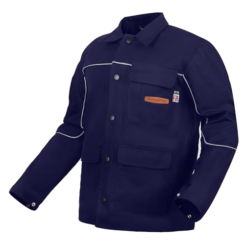 Image of ARCCAPTAIN Welding Jacket, 11oz Flame Resistant Cotton Welding Jackets