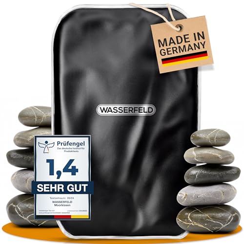 WASSERFELD® Moorkissen für Mikrowelle XXL - Therapeutisches Wärmekissen zur natürlichen Linderung von Schmerzen und Verspannungen in Nacken,...
