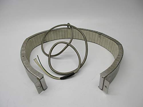 Heater band with visible mounting tabs