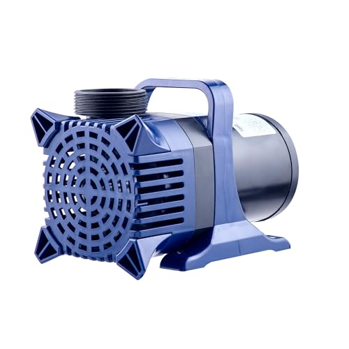 Alpine Corporation PAL5200 | 5200 GPH Submersible Water Pump with 33-ft Cord — Quiet 426W Motor, 25-ft Lift — Multi-Angle Flow for Ponds, Waterfalls & Fountains — Durable & Efficient (Blue) - Thumbnail 2