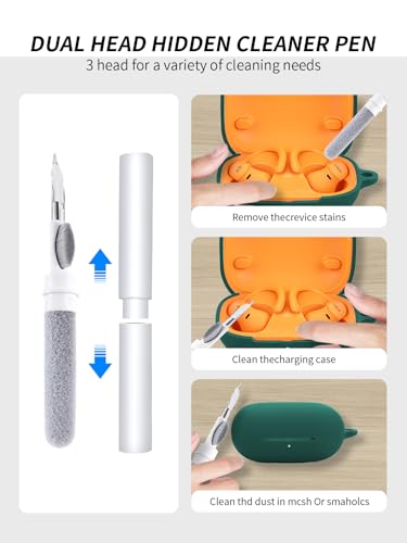 Silicone Protective Case for Beats Powerbeats Pro 2 Earbuds - Shockproof Charging Case Storage Bag, Includes Keychain & Cleaner Kit & Lanyard- Stylish & Protective,Green Silicone Protective Case for Beats Powerbeats Pro 2 Earbuds - Shockproof Charging Case Storage Bag, Includes Keychain & Cleaner Kit & Lanyard- Stylish & Protective,Green