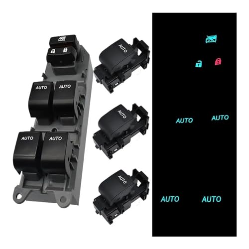 Bouton lève-vitre électrique de rechange pour réparer les commandes de Toyota Corolla