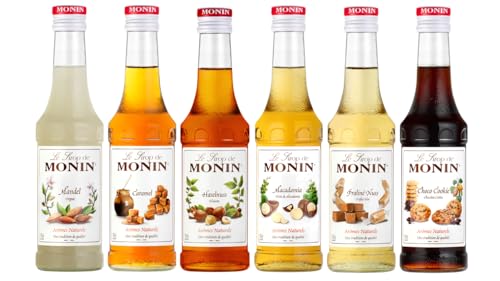 Monin Kaffeesirup Set (6 x 250 ml) – Sirup für
