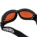 Global Vision Red Baron Motorcycle/Aviator Goggles Black Padded Frame w/Driving Mirrored Lens