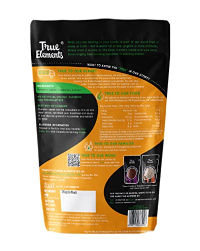 Image of True Elements Roasted Pumpkin Seeds 125g - Healthy Snacks
