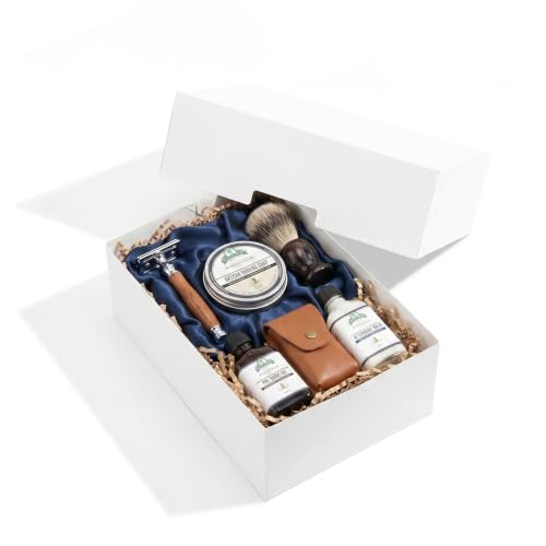 UnicoPak 10 Pack 9.5x6x3 Inch Small White Gift Boxes with Lids for Presents
