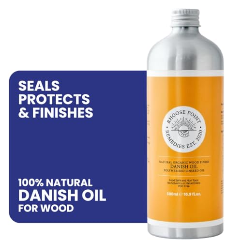 Aceite danés para madera, 150 ml, aceite de linaza polimerizado naturalmente, libre de COV y respetuoso con el medio ambiente, aceite de bloque de carnicero, funciona como soporte para pintura al