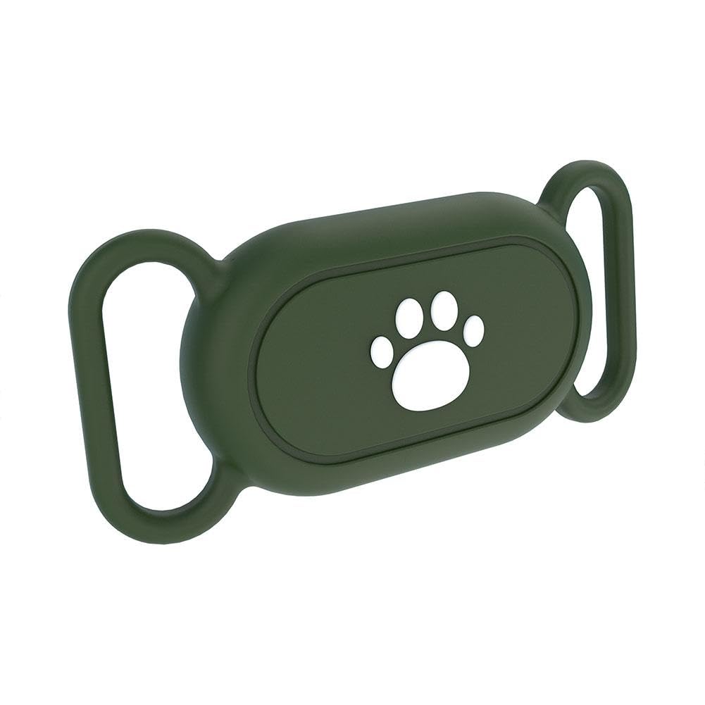 ZOHIKO For Samsung Galaxy SmartTag 2 Case, For Smarttag2 Holder for Dog Collar, Anti- Lost Full Protection Silicone Case Soft Sleeve Cover Proctector for Pet Collar Luggage