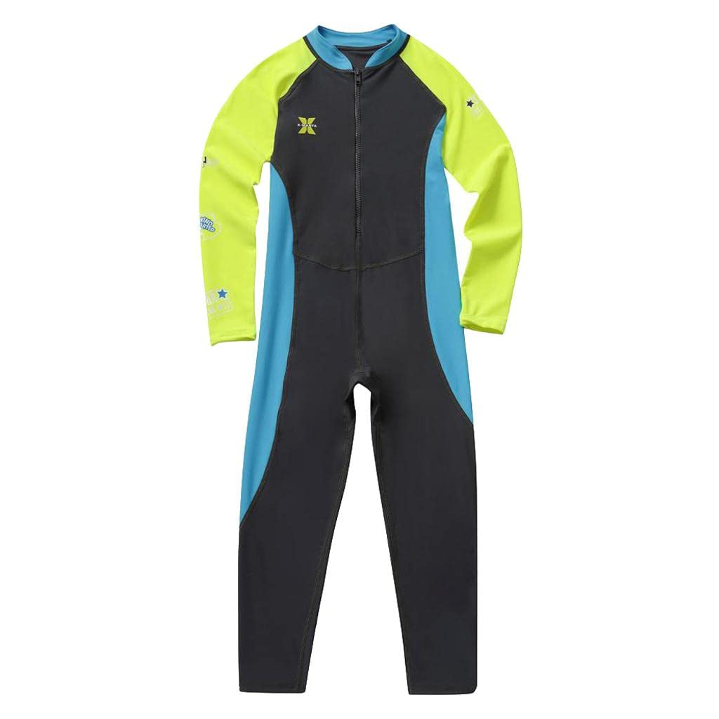Costume Nuoto Bambini Ragazzi Bambine Unisex Progettato con Maniche Lunghe Tessuto Elastico E Traspirante Protezione dal Sole Adatto per Piscina Spiag