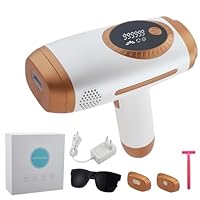 Yapasopu Haarentfernungsvorrichtung, Laser Haarentfernung, mit 3 fortschrittlichen Funktionen HR/SR/HR+, 5 Energieniveaus, leichte Impulse für Männer, Frauen, ideal für Gesicht, Körper