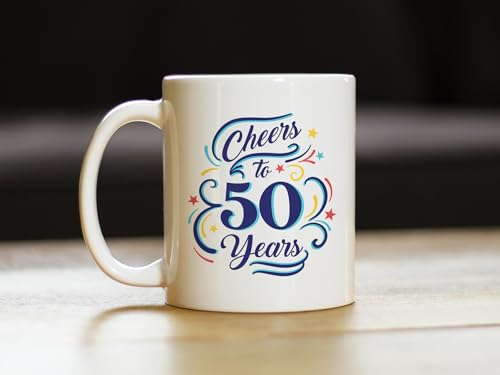 Taza de Cerámica Blanca 11oz para 50 Aniversario miniatura 2