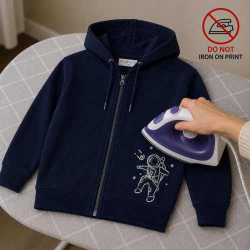 Image of The Mom Store Winter Jackets for Kids | Cute Sweatshirt and Cool Hoodies for Baby Boy and Baby Girls | with Zippers | Hoodie Cap