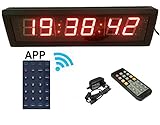 Cuenta atrás/Count Up: Formato de visualización [HH: MM: SS], (HH = horas, mm = minutos, SS = segundos), desde [00: 00: 00] a [99: 59: 59), casi Contador de 100 hrs.