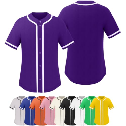 Babyhealthy Camiseta de Béisbol Blanca para Hombre, Jersey de Softbol, S-4XL miniatura 1