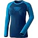 Produktbild DYNAFIT W Speed Dryarn L/S Tee Colorblock-Blau, Damen T-Shirt, Größe 38 - Farbe Methyl Blue