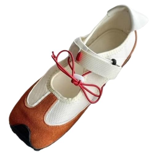 Mary Janes Sneakers Sneakerina Ballet Sneakers for Women Tennis Shoes Flat Sandals Casual Cute Kawaii Elegant Dressy Fashion Trendy Gifts for Daughter Back to School Sports Spring Summer Fall Outdoors