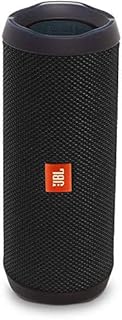 JBL Flip 4 Waterproof Portable Bluetooth Speaker (Black) (Renewed)