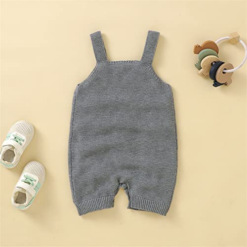 Toddler Pullover Sweater Newborn Infant Baby Knit Romper Cotton Sleeveless Boy Girl Knit Warm Solid Jumpsuit Unisex3