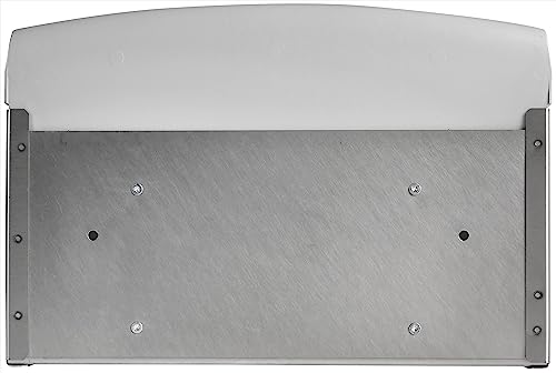 Image of BOBRICK 2706 25 ClassicSeries Stainless Steel Surface-Mounted Napkin /Tampon Vendor, 25-Cent Operation, Satin Finish, 25-7 /8 inch Height, 11-7 /8 inch Width