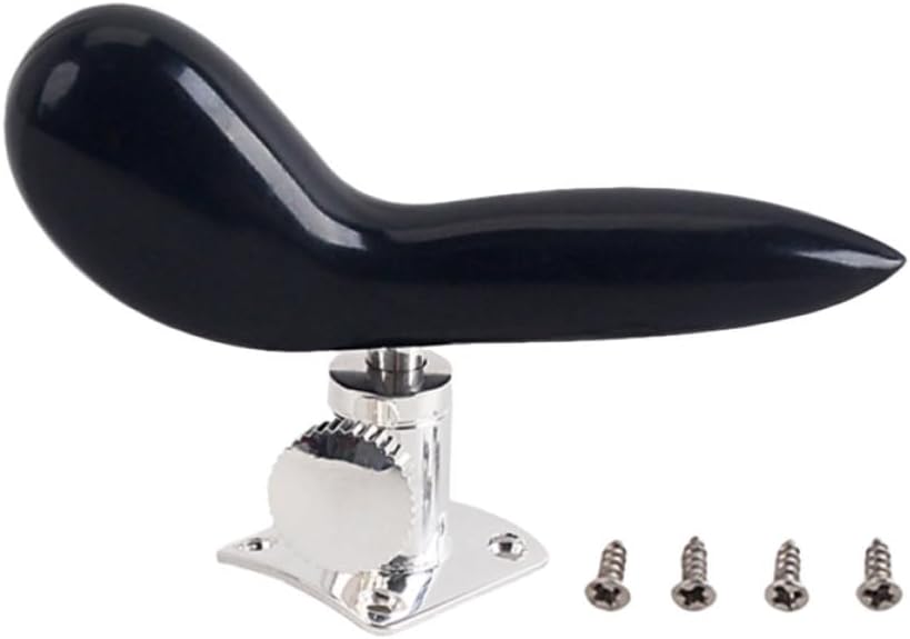 Mikinona Bassoon Hand Holder Saddle Rest Base Black Bakelite and Metal with Higher Durability Easy to Install and Remove Woodwind Instrument Parts for Bassoon Stage Accessory