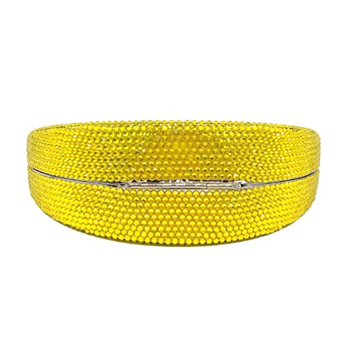 Image of Women Cute Fruit Evening Clutch Sparkling Rhinestones Purse Crystal Banquet Prom Shoulder Bag