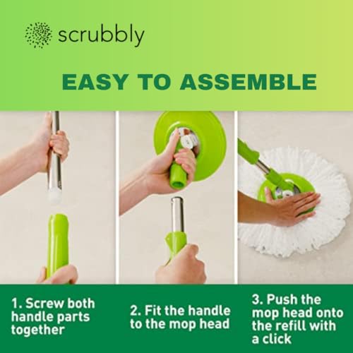 Image of Round Floor Wiper | Ergonomic Circular Design | Durable Rubber Blade | Easy Water & Dirt Removal