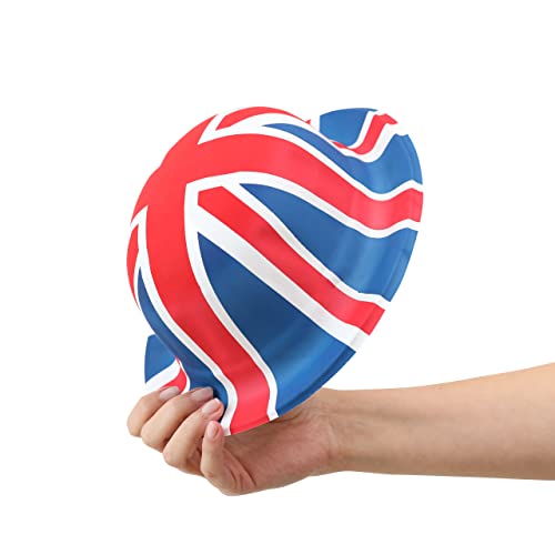 evelay Erwachsene Union Jack Bowler Hüte Großhandel Fancy Dress Up British King Charles III's Coronation Dekorationen 2023 (6 Stück) Cover