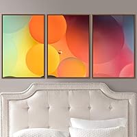 3 Piece Framed Canvas Wall Art 3D Contemporary Canvas Prints Home Artwork Decoration for Living Room,Bedroom - 16