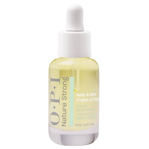 OPI Nature Strong Nails & Skin Glow Up Nagel- & Nagelhautöl Mit Inhaltsstoffen natürlichen Ursprungs und Vitamin E | Nagelöl für strapazierte Nägel 8 ml